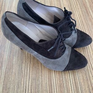 Barney’s New York Suede Lace up Heels